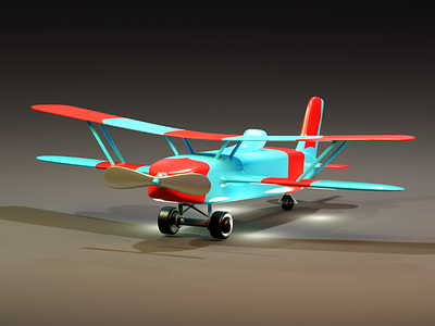 Colored Plane 3d animation blender branding cartoon colors cycles design graphic design illustration illustrator motion graphics ui vector