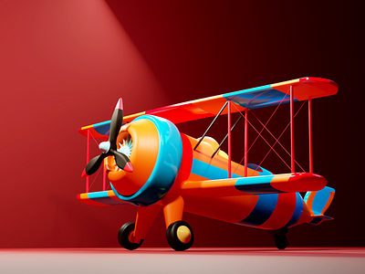 Stearman 5 3d animation blender branding cartoon colors design graphic design illustration illustrator logo motion graphics ui ux vector