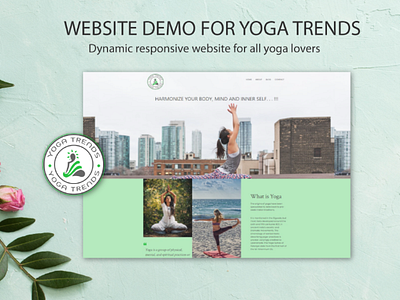 Yoga Trends website demo