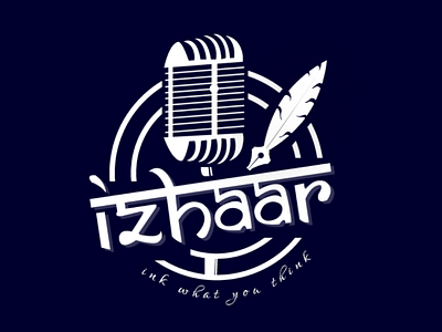 Izhaar Logo creative design illustrator logo design logos photoshop