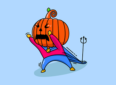 Pumpoo animation autumn branding cartoon cute design food fun halloween illustration logo pumpkin squash ui