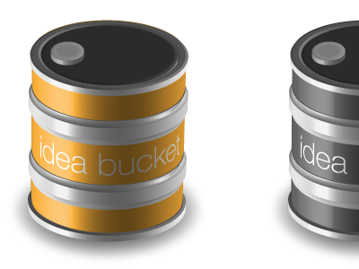 Barrel idea barrel icons illustrator