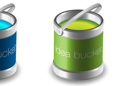 Paint bucket! bucket icons illustrator