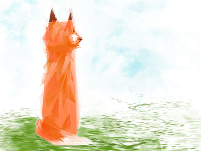 The Fox fox illustration the little prince