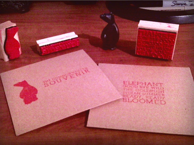 Souvenir, Stamps bear recycled paper rubber stamp souvenir the commonwealth