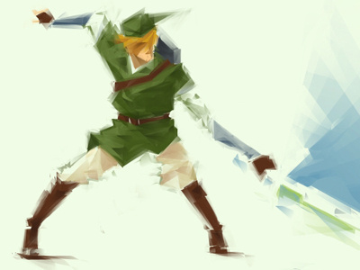 The Hero Of Time illustration link sword sword training the hero of time video games zelda