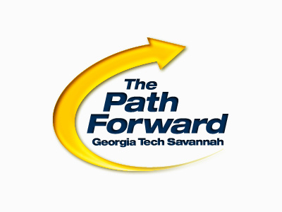 The Path Forward Icon adobe illustrator brand logo photoshop