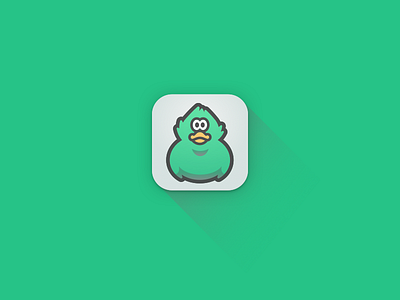 Adium APP icon redesign adium app design duck illustration logo vector