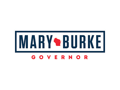 Mary Burke for Governor of Wisconsin logo campaign logo politics