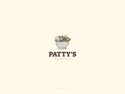 Patty's Pantry graphic design illustration logo vector