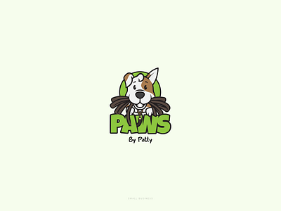 PAWS by Patty branding graphic design illustration logo vector