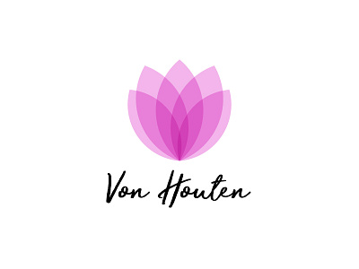 Van Houten flower shop branding floral flower flower logo flower shop golden ratio graphic design logo logo design logotype minimal and clean minimal design tfios tulip typography visual identity