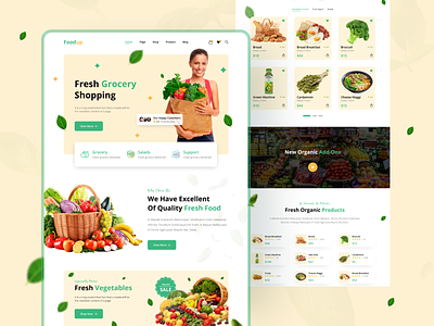 Grocery Shopping Landing page