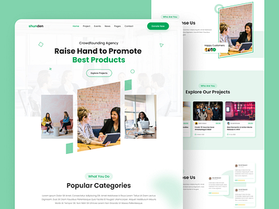 Digital  Products Landing Page