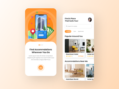 Hotel Booking Mobile UI