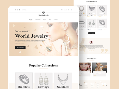 World Jewelry landing page