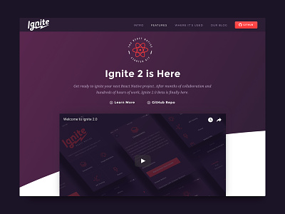 Ignite 2 - Website Redesign