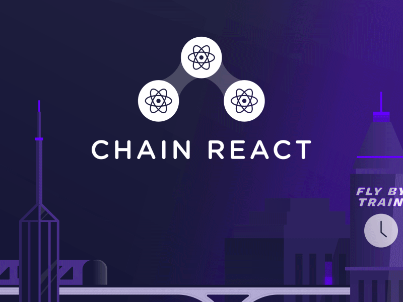 Chain React 2018 Intro Videos animation design react native video conference illustration after effects motion