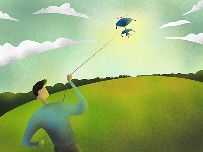 Koangan Kite Illustration illustration