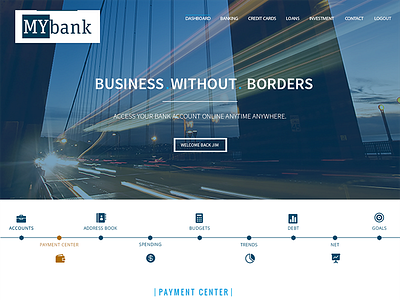 Banking Dashboard Concept