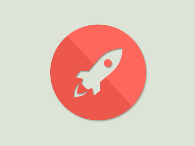 Material Design Rocket Icon green icon lime material design orangje red rocket