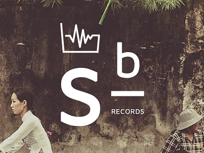 Logo Sound Bucket Records clean logo minimal music vector