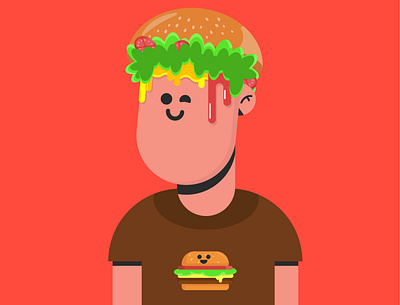 Foodboi 01 design dribbble dribble hello illustration starter vector