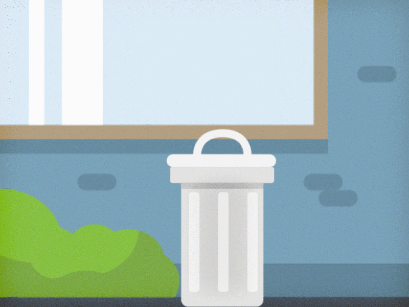 Garbage man after effect amazing animation art best design dribbble dribble easy gif good hello illustration illustrator noise simple starter vector