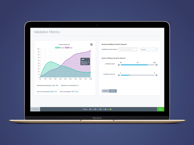 Technology Assisted Review charts data viz ediscovery ui web wizard