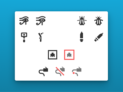 Peripheral Icons device hardware iconography material web
