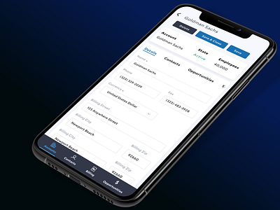ryver CRM mobile crm mobile product ui ui design ux