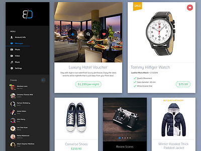 Sales Retina UI Kit ecommerce retina sales ui ux