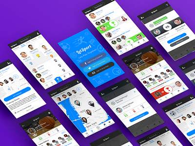 LetSport iOS Concept ios mobile sketch ui ux