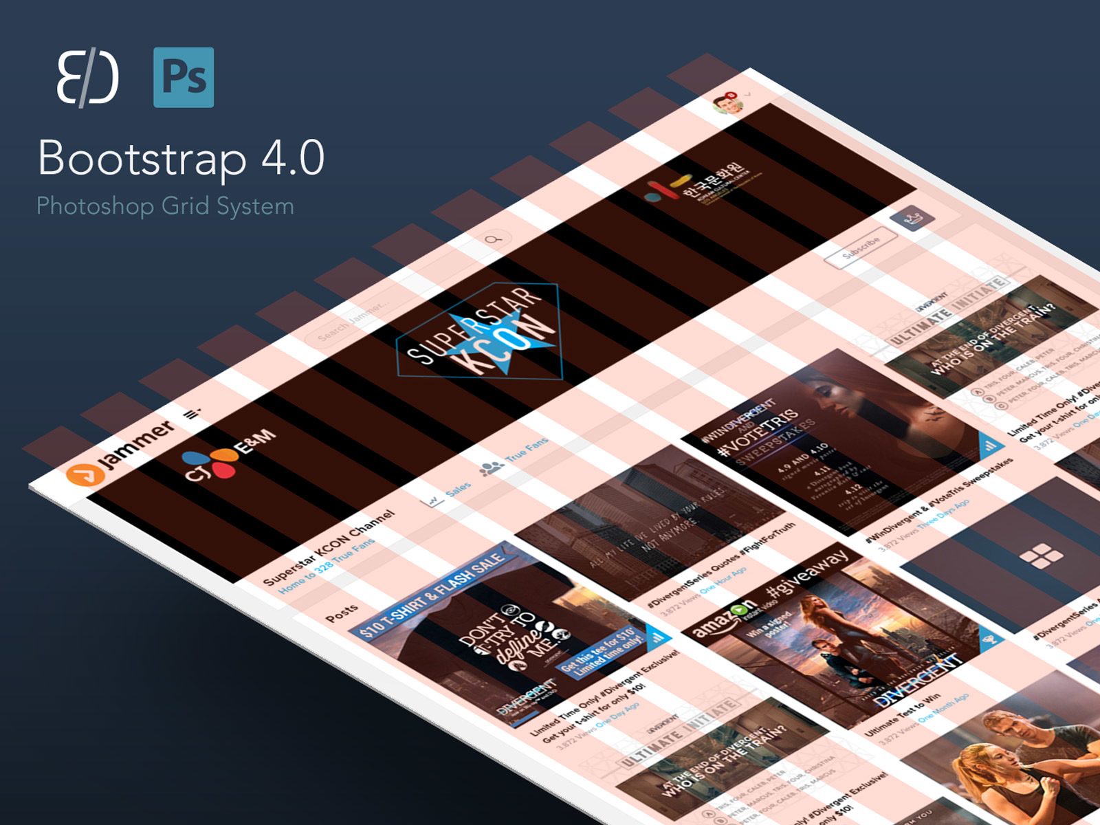 bootstrap grid illustrator download