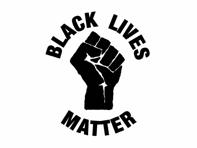 Black Lives Matter Logo Animation adobe animate animated gif animation blacklivesmatter branding graphic design logoanimation motion design typography