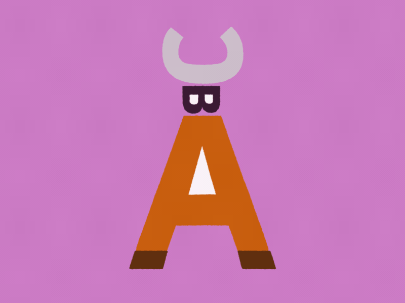 Alphabetic Mexican Satanist after effects animated gif animation character animation graphic design illustration motion design