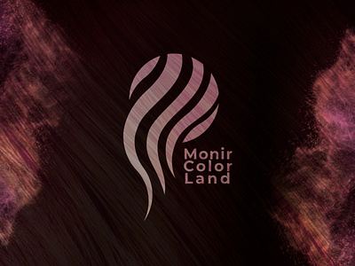 Monir color land logo