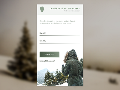 Sign Up - Crater Lake National Park