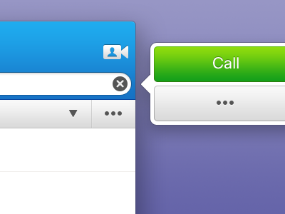 Big project blue call custom mac osx ui