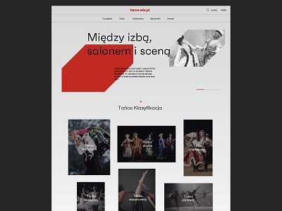 Dances edu - website 2 culture design ui ux web website