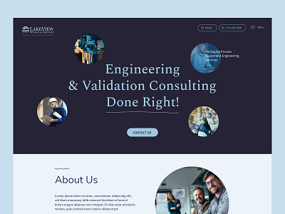 LakeView - website design homepage ui ux web website