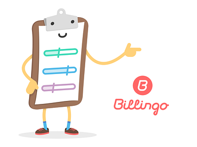 Billingo Expenses billingo character chart clipboard illustration invoice online billing shoes statistics stats