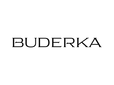 Buderka Jewellery logo branding classic custom type identity jewelery jewellery jewelry lettering logo mark serif wordmark