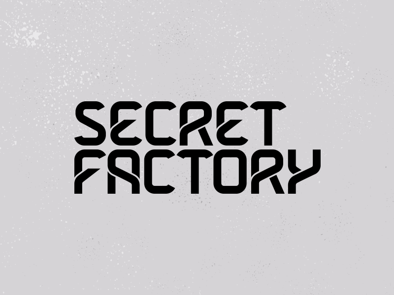 Secret Factory Logo Progression