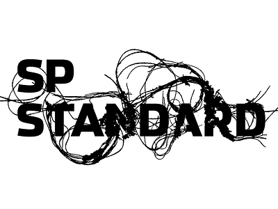 SP Standard type treatment custom type lettering treatment type typo typography yarn
