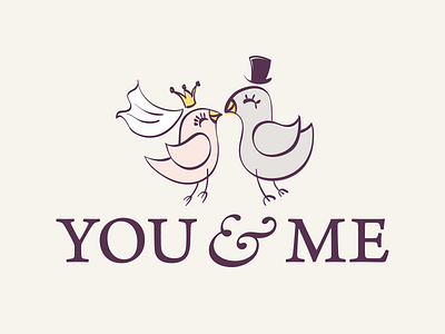 You & Me bridal salon logo