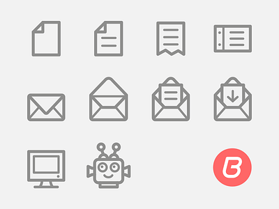 Billingo Outline Icons