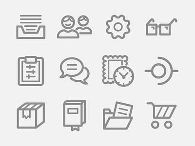 Billingo Outline Icons part 3.