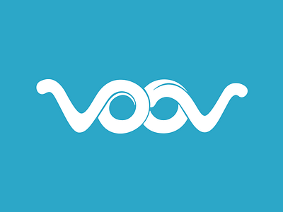 Classic Voov Logo branding custom type identity lettering logo logotype mark script soft typography voov studio wordmark