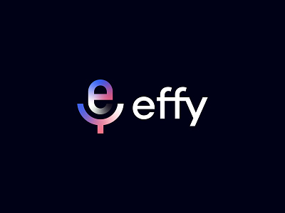 Unused Effy Logo ( E + Microphone Concept )